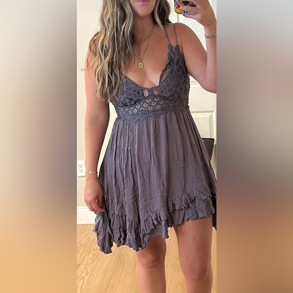 Free people Adella slip dress